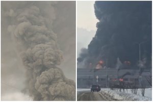 Rusijoje kilo dar vienas didžiulis gaisras