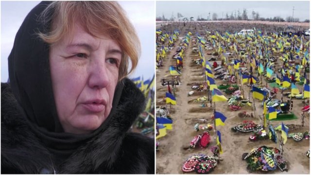 Mariupolio gynėjas atgulė į Ukrainos vėliavų jūrą: netekties sukrėsta motina pasidalijo išgyvenimais