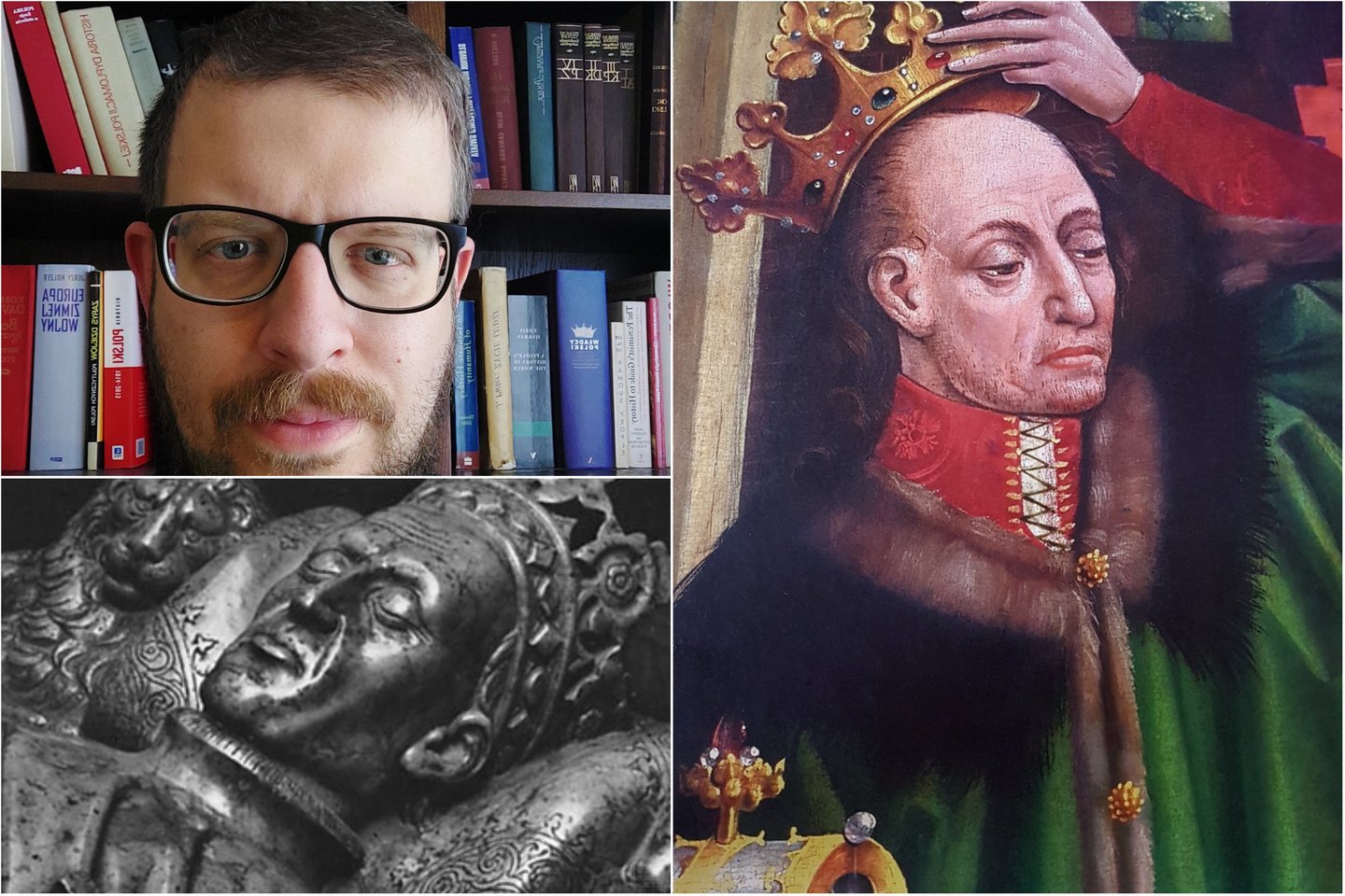 Vilniaus knygų mugės svečias K.Janickis aprašė Lietuvos didžiojo kunigaikščio ir Lenkijos karaliaus intymų gyvenimą<br>Lrytas.lt koliažas.