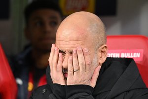 Be keitimų rungtyniavęs ir pergalės nepasiekęs J. Guardiola: „Ko jūs tikėjotės?“