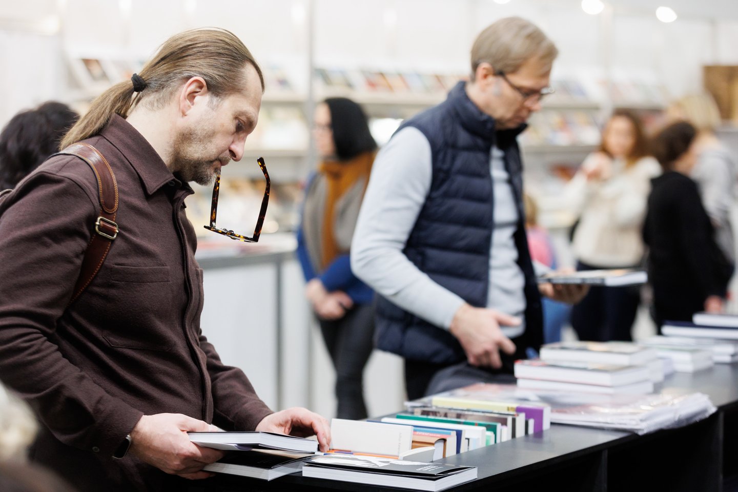 Ketvirtadienio rytą „Litexpo“ parodų ir kongresų centre įvyko iškilmingas 23-iosios Vilniaus knygų mugės atidarymas.<br>T.Bauro nuotr.