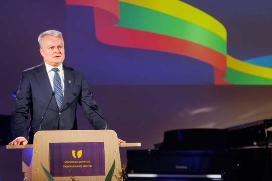 Karo metinėms pažymėti skirtas renginys „Mes kartu — Ми разом“.<br> T. Bauro nuotr.