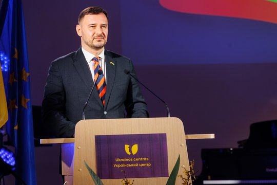 Karo metinėms pažymėti skirtas renginys „Mes kartu — Ми разом“.<br> T. Bauro nuotr.
