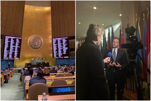 JT Generalinės Asamblėjos specialiojoje sesijoje – tvirta parama taikos Ukrainoje atkūrimo principams