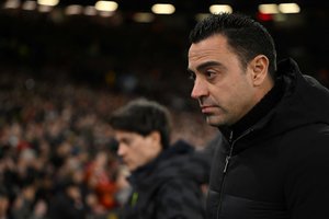 Iš Europos lygos kartu su „Barcelona“ išspirtas Xavi: „Didžiulis nusivylimas, labai liūdna“