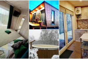 Kaunietė svajojo apie rojų gamtos apsuptyje: dabar jos 28 kv. m ploto namelyje telpa viskas, ko reikia