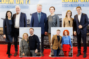 Filmo apie Ukrainą premjeroje – būrys garbių svečių