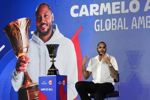 C. Anthony tapo pasaulio krepšinio čempionato ambasadoriumi