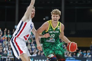 Mindaugas Kuzminskas apie mačą prieš prancūzus: „Ko negali nedaryti, tai nekovoti“