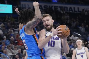 Domantas Sabonis grįžęs į Oklahomą baudė klubą, kuriame pradėjo NBA karjerą