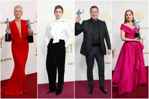 Išdalinti Ekrano aktorių gildijos apdovanojimai: žvaigždės žėrėjo prabanga