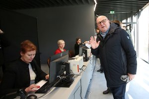 Balsuoti atėjęs V. Matijošaitis vėl dalino pažadus dėl „Viči“ ir Rusijos: „Greitai sužinosite naujienų“