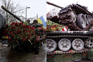 Sunaikinti rusų tankai šurmulį kelia ne tik Lietuvoje: pranešama apie incidentus Berlyne, Rygoje ir Taline