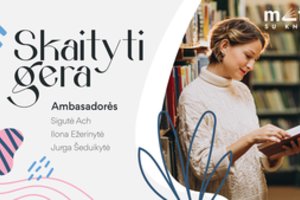 Naujas iššūkis „Metai su knyga“: bibliotekos ir garsūs žmonės kviečia skaityti knygas visus metus