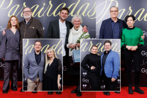 Ironiškos Tito Lauciaus komedijos premjeroje – žinomi aktoriai ir pramogų pasaulio atstovai