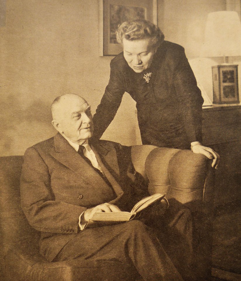 Lietuvos generalinis konsulas Niujorke Jonas Budrys su žmona bendražyge Regina. 1945 m.<br> V.Kavaliausko archyvo nuotr.