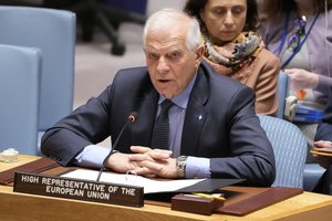 JAV derybose su Rusija J. Borrellis mato „nedidelį pagerėjimą“