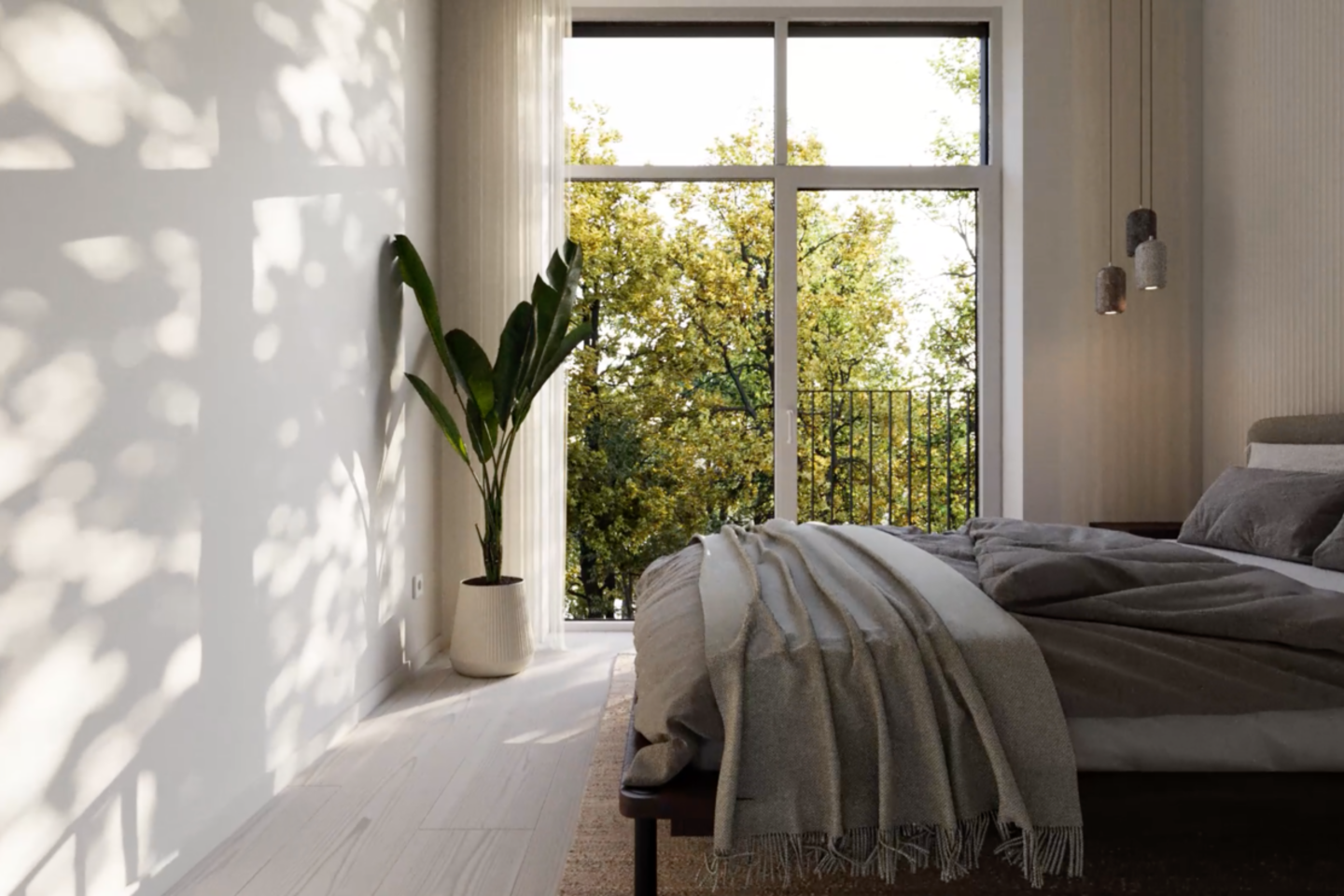 Pirkėjai greta miško ir tvenkinių įsikūrusioje gyvenvietėje gali rinktis jau pastatytus A++ energinės klasės butus su erdviomis terasomis.