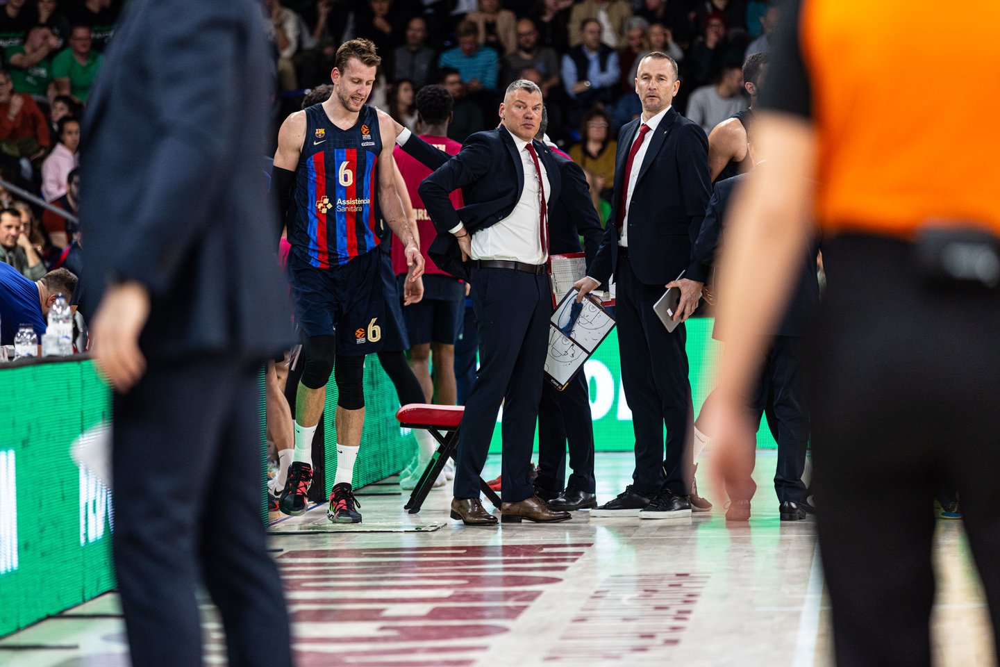 Rungtynės Barselonoje.<br>Zalgiris.lt nuotr.