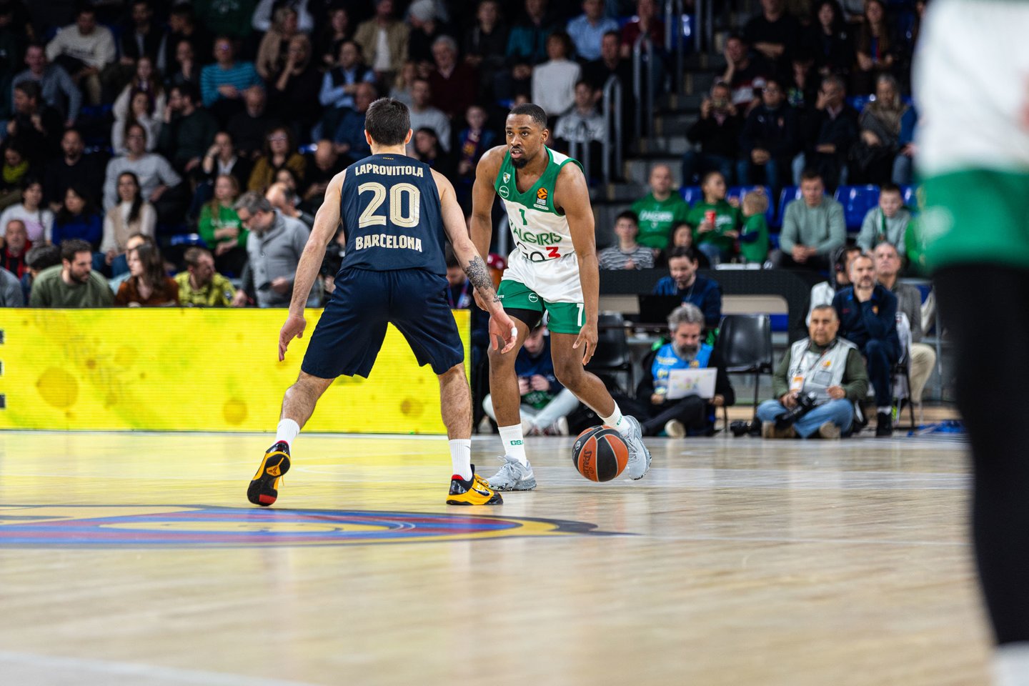 Rungtynės Barselonoje.<br>Zalgiris.lt nuotr.