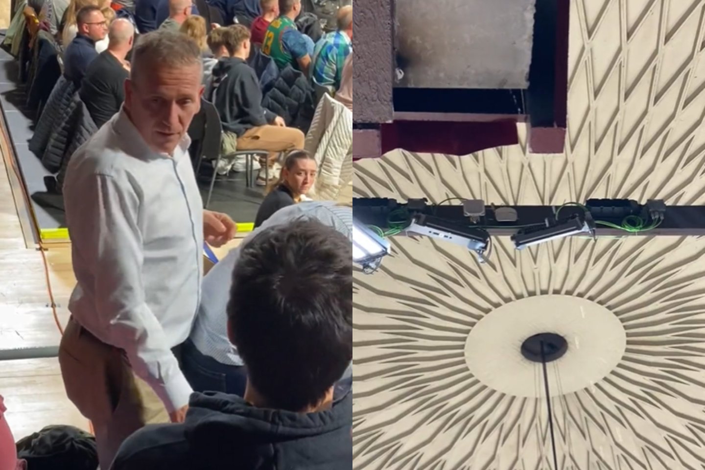 Barselonoje ant sirgalių ėmė lašėti vanduo.