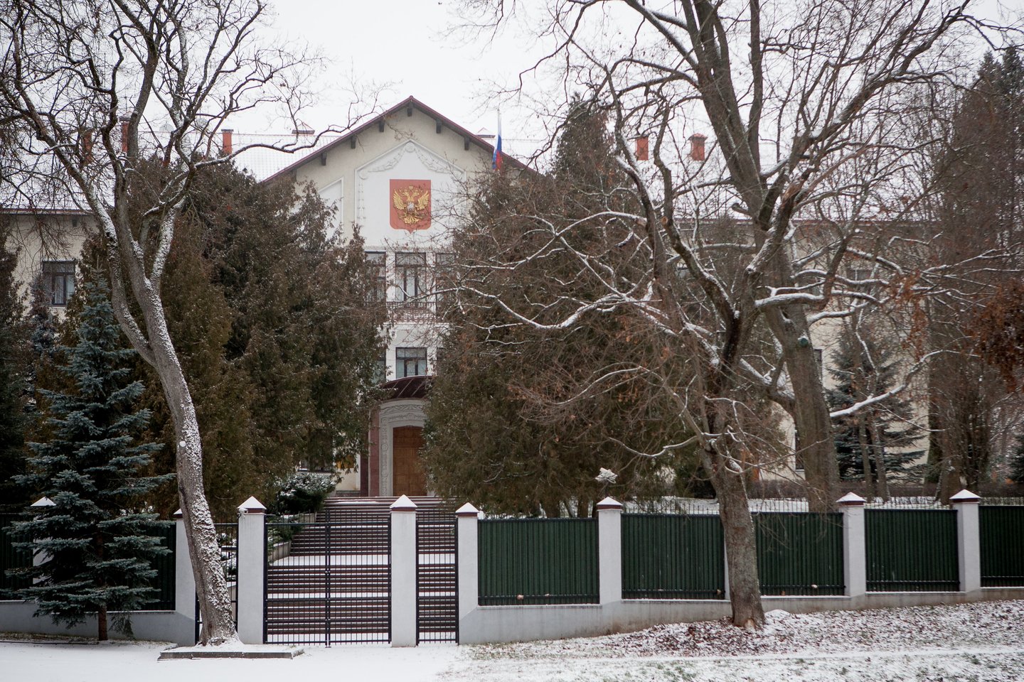 Rusijos Federacijos ambasada.<br>D.Umbraso nuotr.