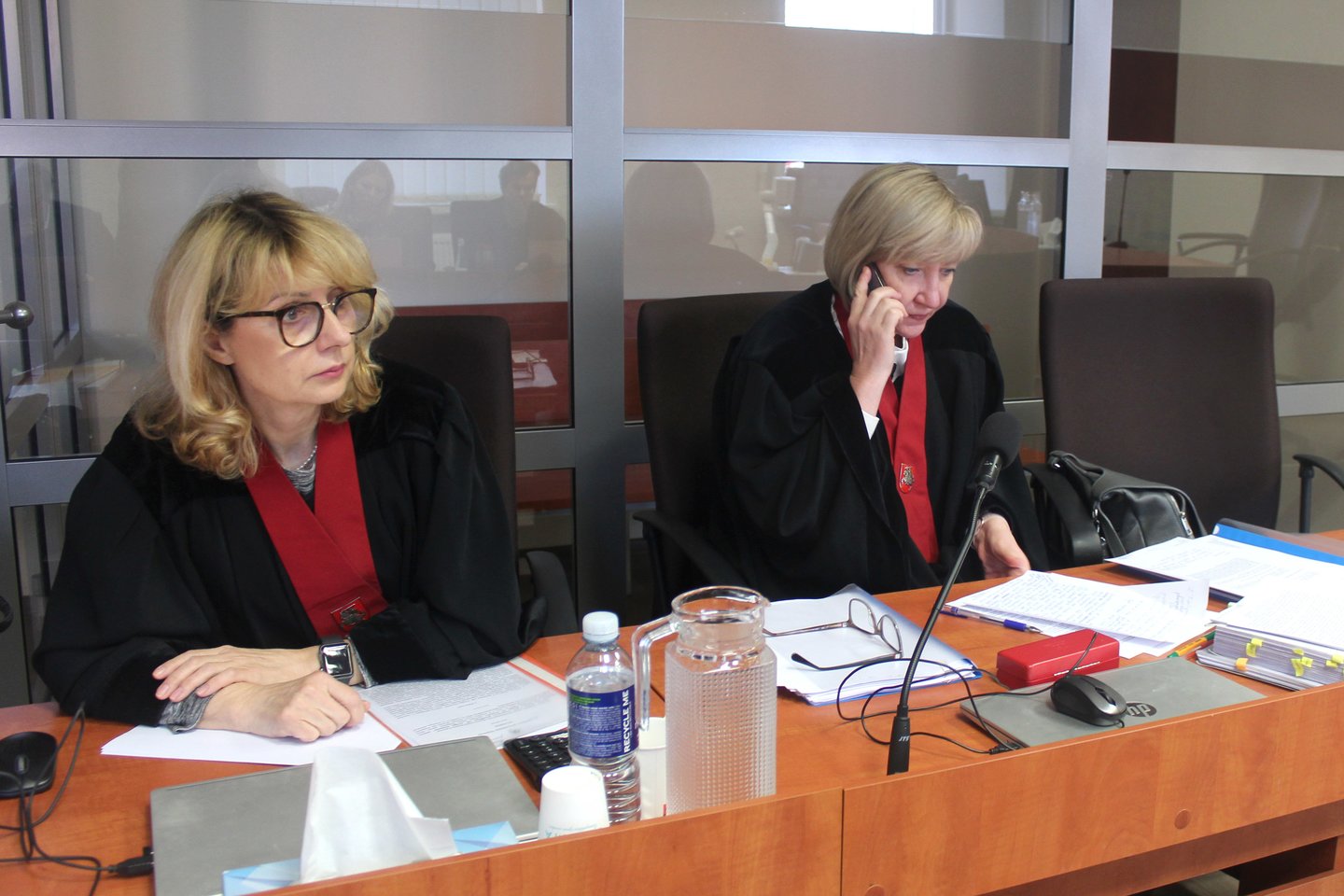  Kaltinimą šioje byloje palaiko dvi prokurorės.<br> R.Vitkaus nuotr.