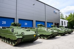 Žiniasklaida: Vokietijos koncernas „Rheinmetall“ nori statyti tankų gamyklą Ukrainoje