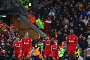 Kanonada: „Liverpool“ pribloškė „Manchester United“ ekipą septyniais įvarčiais