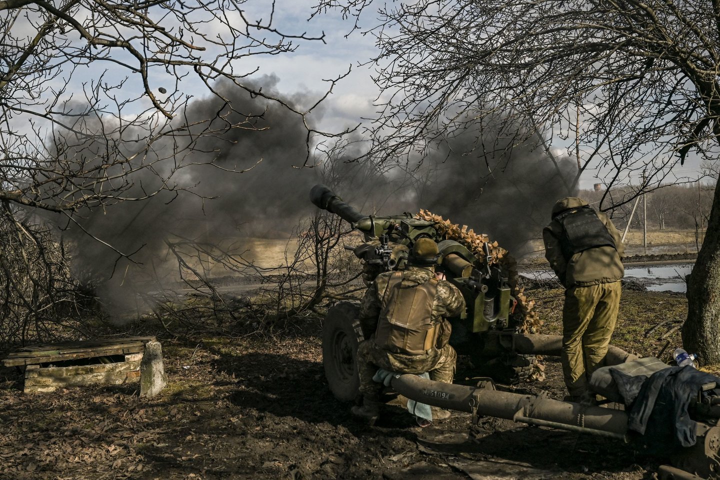 Karas Ukrainoje. Ukrainos kari<br>AFP/Scanpix nuotr.