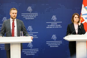 G. Landsbergis: nėra jokių abejonių, kad S. Cichanouskaja yra teisėta Baltarusijos žmonių lyderė