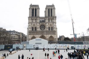 Gaisro nuniokota Paryžiaus Dievo Motinos katedra bus visiškai atidaryta 2024 metų gruodžio 8 d.