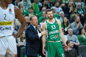 Dvigubą Eurolygos savaitę pasitinkantis T. Dimša: „Situacija yra tokia, kuri kažkiek neramina“