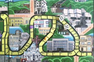 Kauno gatvėmis siūlo išvaikščioti visą Lietuvą