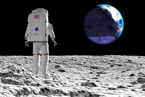 Žmonių sugrįžimas į Mėnulį pereina į kitą etapą: pranešė, kada Žemės palydovą apskris ir jame nusileis astronautai