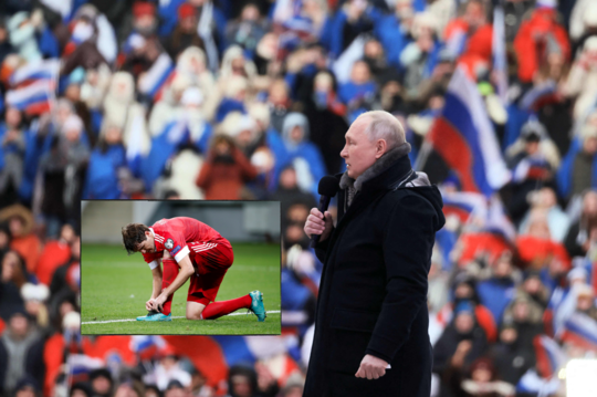 V. Putino kalbos „įkvėpti“ rusai nusiaubė didžiausią šalies stadioną: uždrausta čia rengti futbolo varžybas