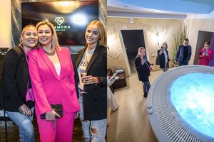 Naujų svečių namų atidarymo nepraleido ir Goda Alijeva su Nijole Pareigyte-Rukaitiene