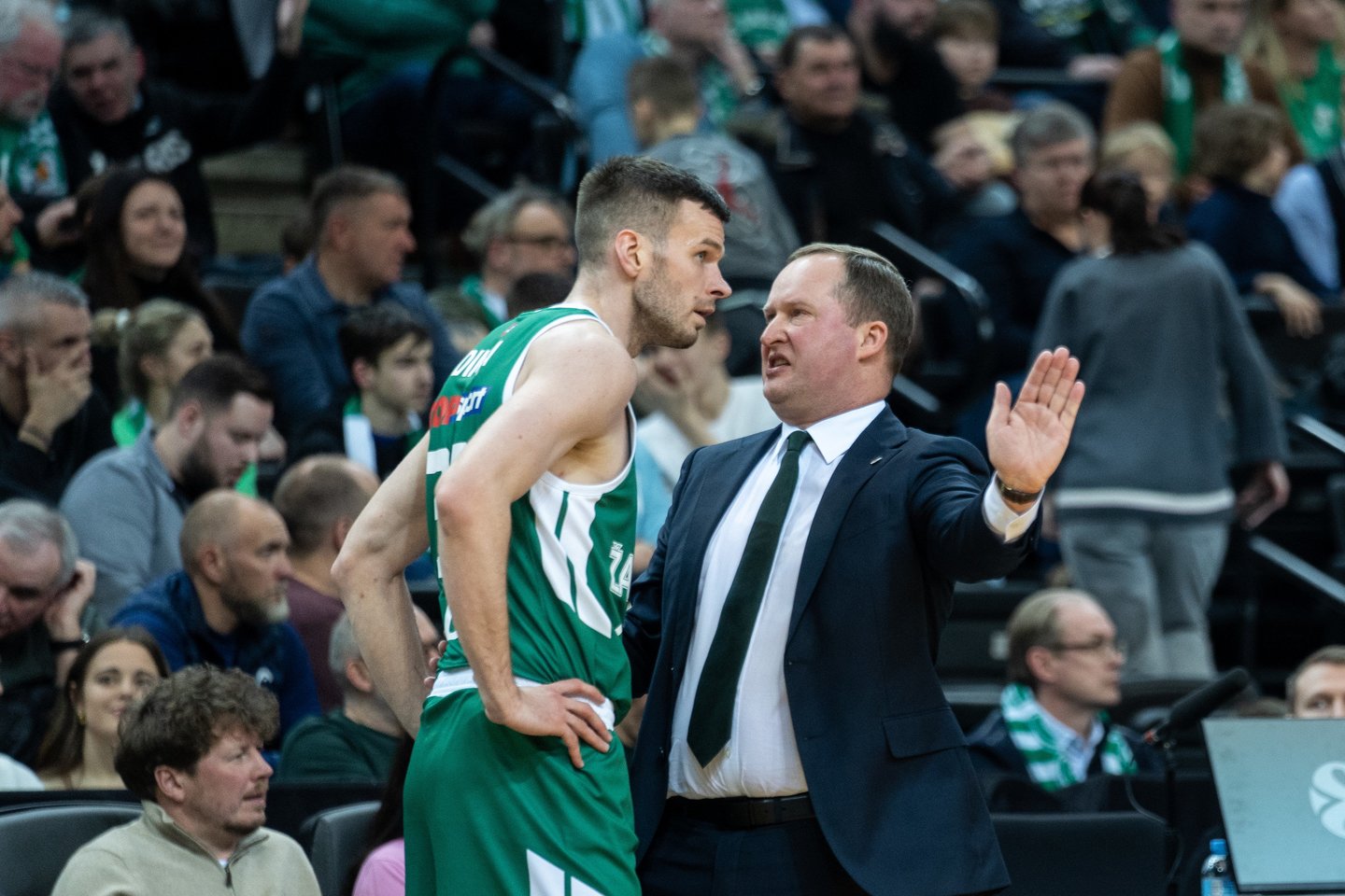„Žalgiris“ Eurolygoje nuskynė dar vieną pergalę.<br>G. Bitvinsko nuotr.