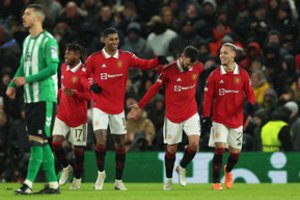 „Manchester United“ Europos taurėje sutriuškino „Real Betis“