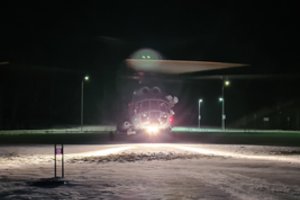 Naktį prie ligoninės Vilniuje leidosi karinis sraigtasparnis: vykdė ypatingą misiją