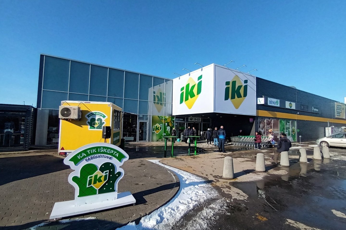 Ketvirtadienį po renovacijos duris atvėrė moderni prekybos tinklo „Iki“ parduotuvė Kaune.<br>„Iki“ nuotr.