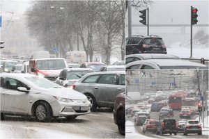 Kilus pūgai Lietuvoje pasipylė avarijos: automobiliai lėkė nuo kelio, vyko masinės avarijos