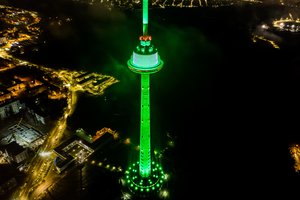 Kovo 11-ąją įspūdingu šviesų ir muzikos šou sostinę sveikins Vilniaus televizijos bokštas: „Šaukiu aš tautą“  