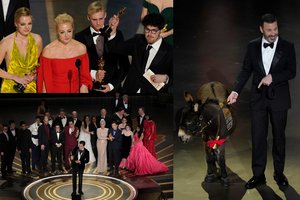 Išdalyti prestižiniai „Oskarai“: daugiausiai statulėlių – fantastinei komedijai, A. Navalno triumfas ir publiką sužavėjęs asilas