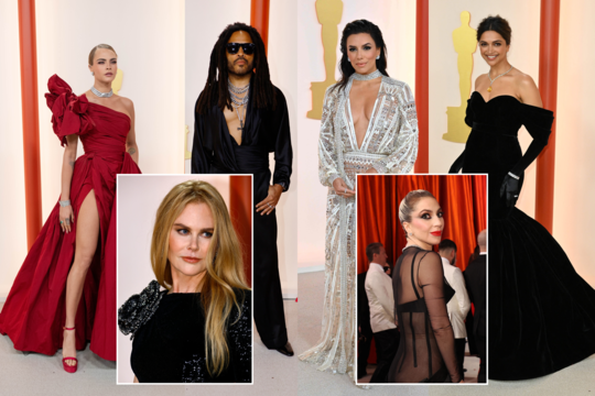 Ant nutiesto šampaninio „Oskarų“ kilimo – ryškiausios žvaigždės: vyravo elegancija