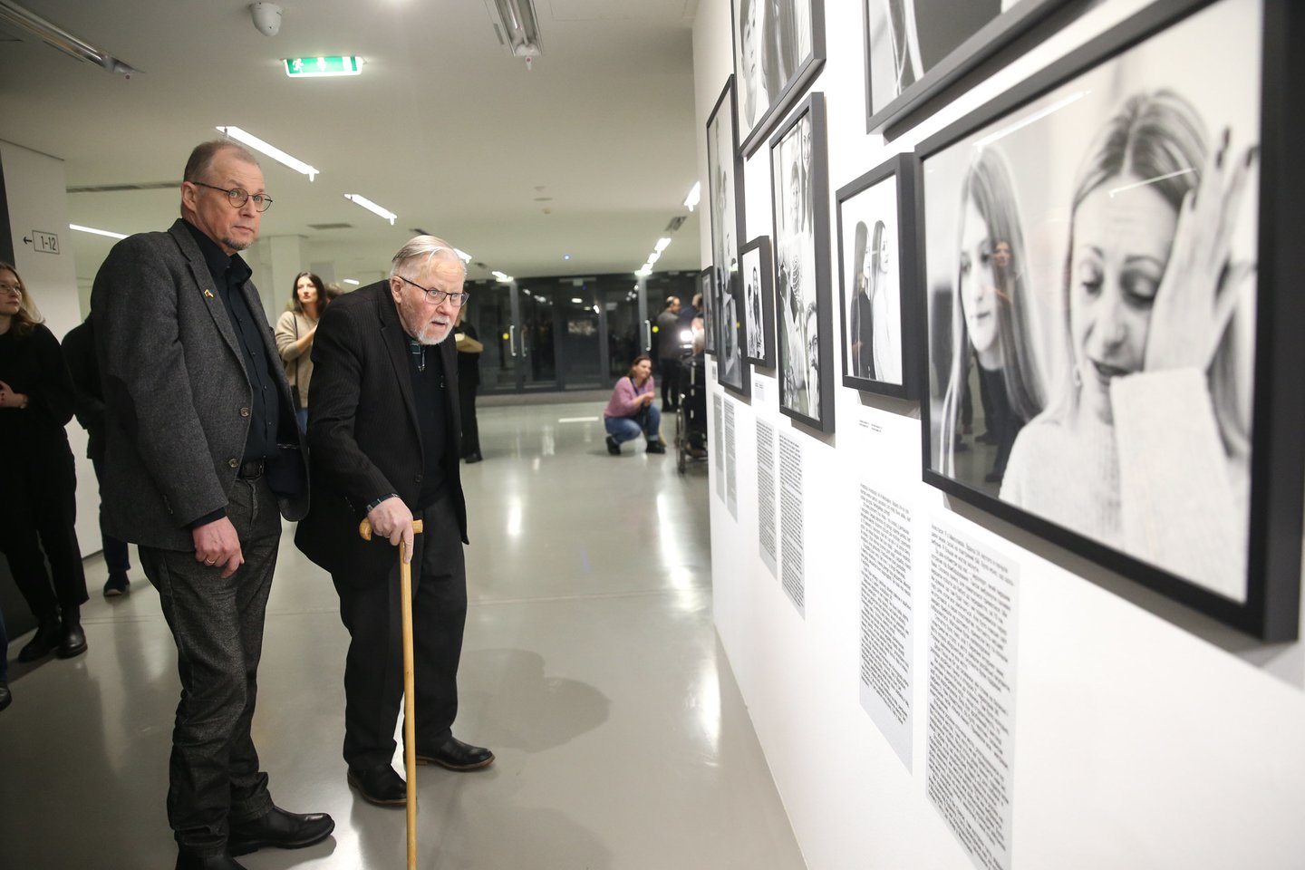 Parodoje „Ne visi. Karo pabėgėlių portretai“.<br>R.Danisevičiaus nuotr.