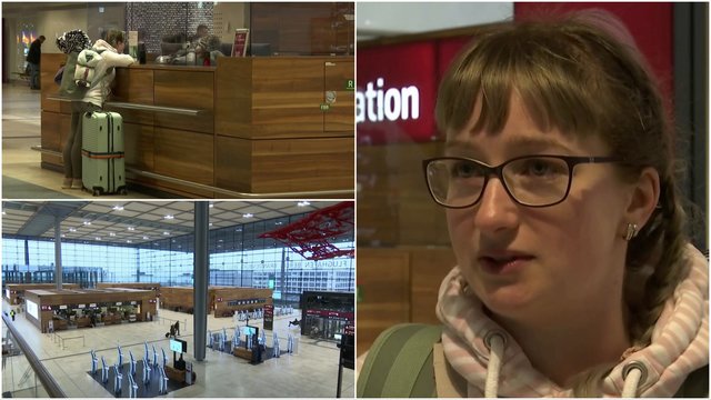 Streikai Vokietijos oro uostose griauna keleivių planus: visus metus taupę atostogoms – įstrigo