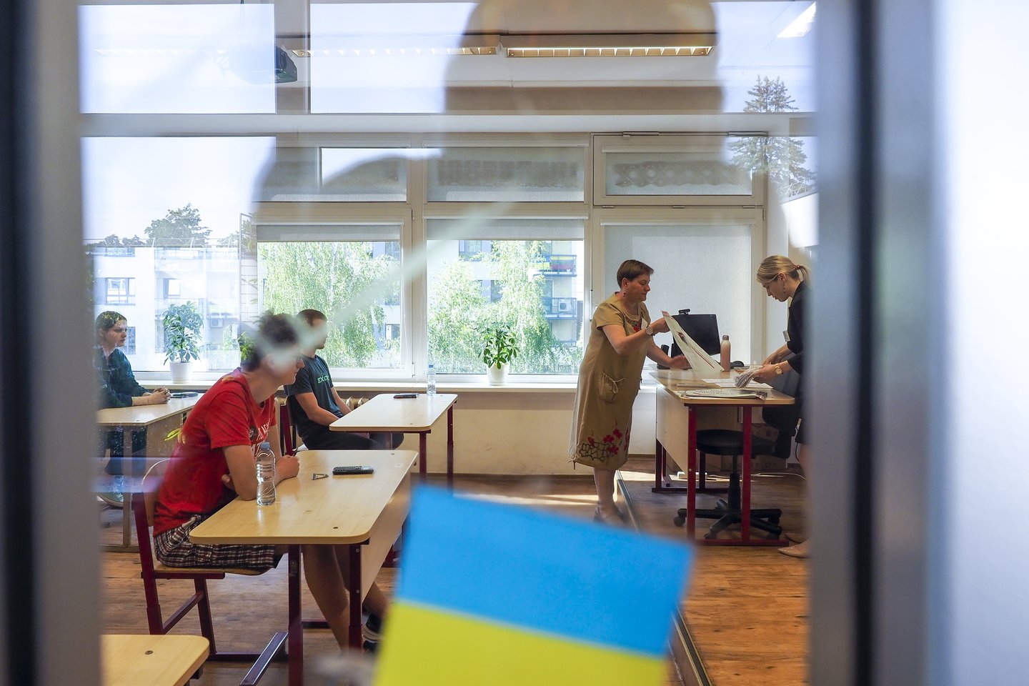 Atvykę į Lietuvą ukrainiečiai tėvai, susidūrė su iššūkiu išrinkti mokyklą.<br>V.Ščiavinsko nuotr.