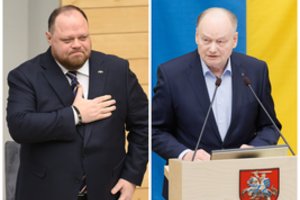 Signatarui Č. Juršėnui ir Ukrainos parlamento pirmininkui R. Stefančukui siūloma skirti Seimo apdovanojimą