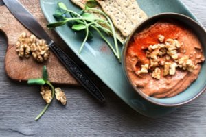 Keptų paprikų ir pupelių užtepėlė maloniai nustebins skoniu